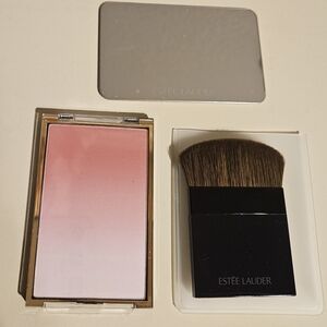 Estee Lauder Gradient Pink Blush with Brush And Mirror